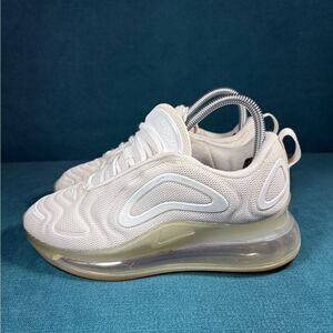Size 5Y/6.5Women - Nike Air Max 720 white shoes